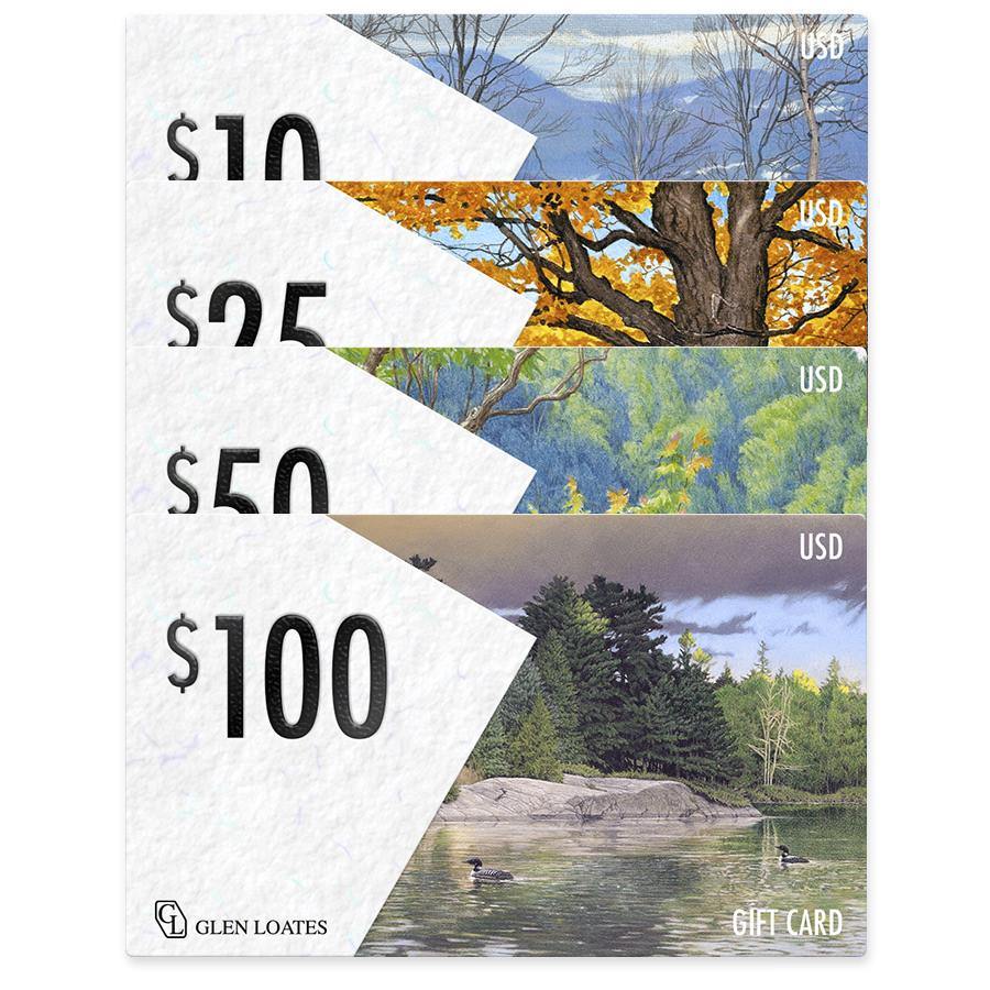 Gift Cards | Artwork by Glen Loates