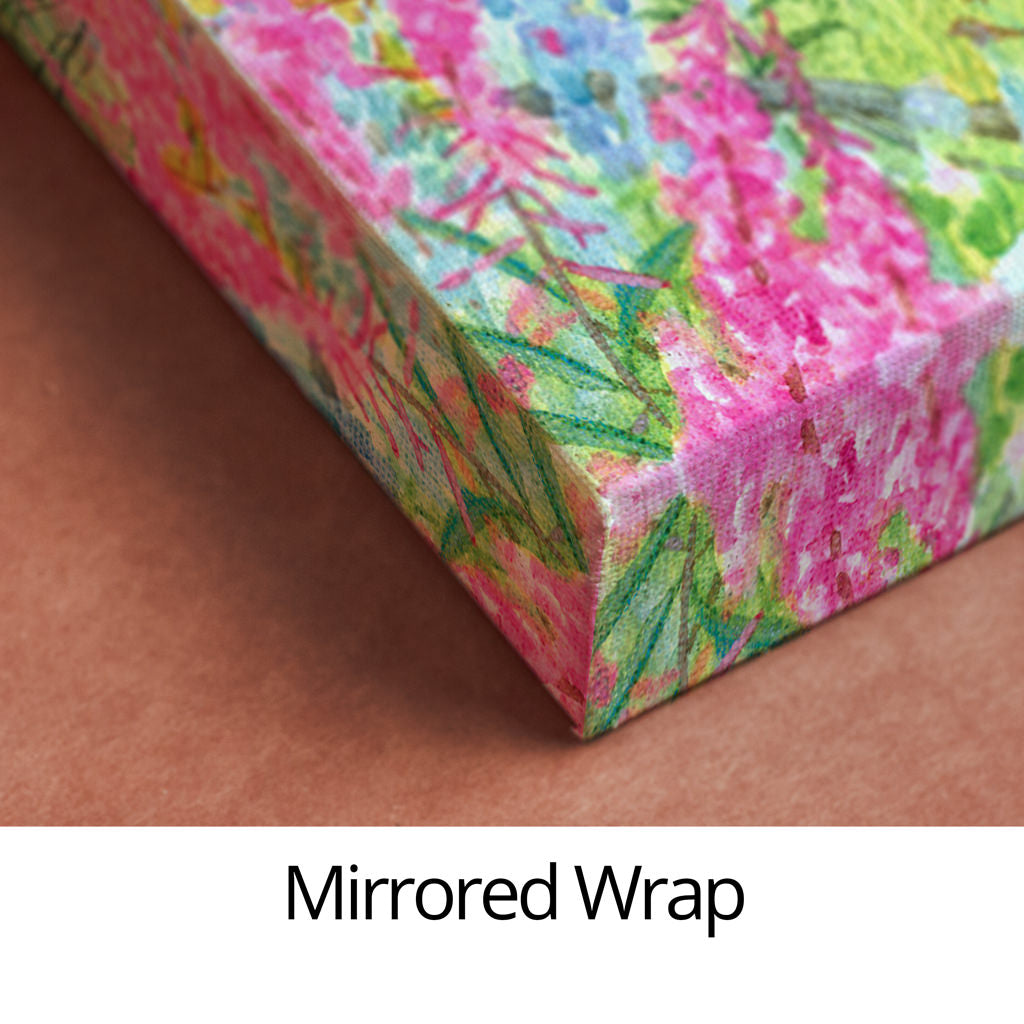Glen Loates canvas print showing mirrored wrap