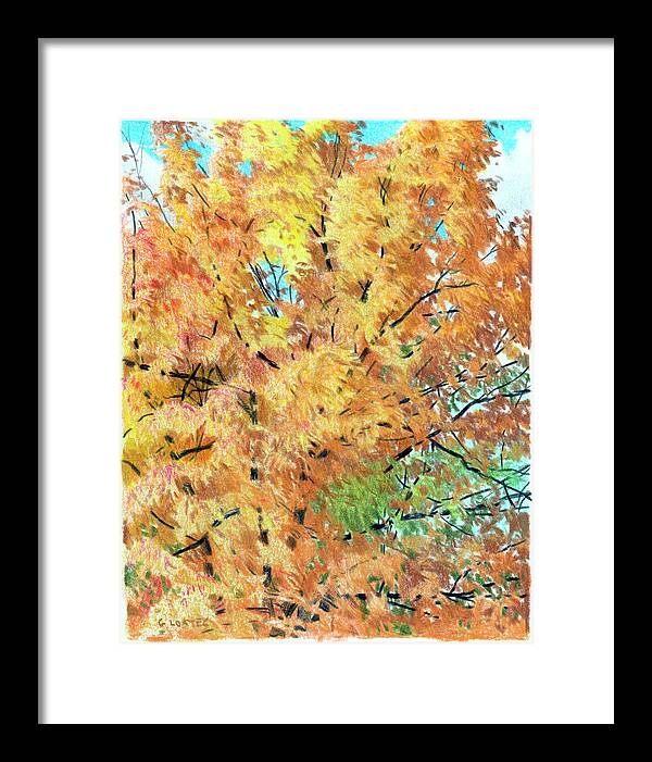 Fall Breeze — Framed Piece