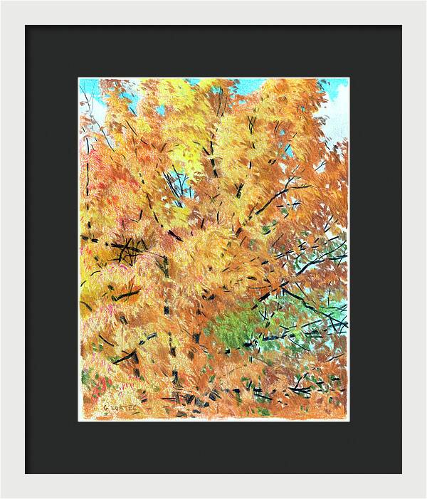 Fall Breeze — Framed Piece