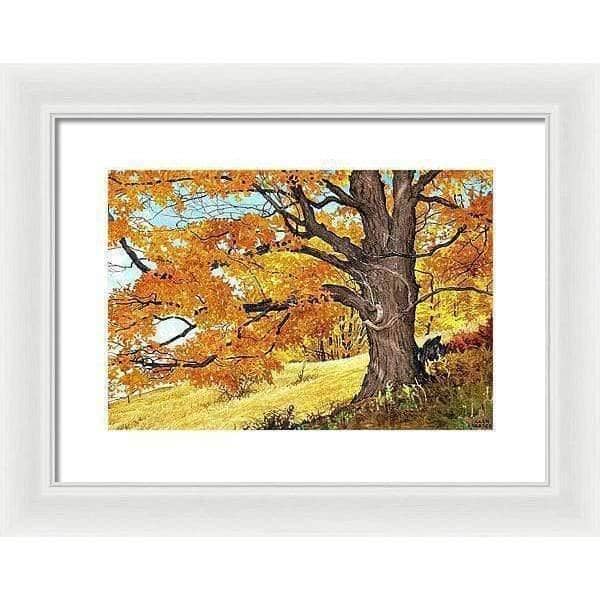 Autumn Day - Framed Print | Artwork by Glen Loates