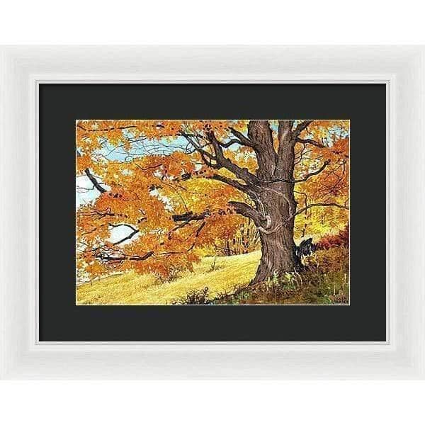Autumn Day - Framed Print | Artwork by Glen Loates