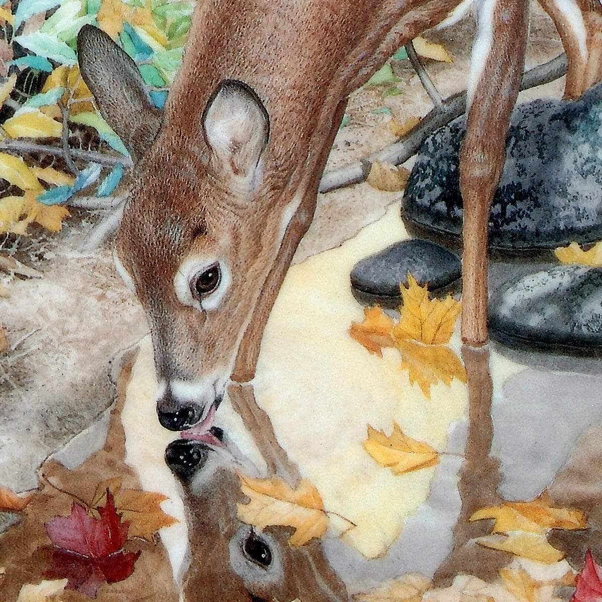 Autumn Deer - Canvas Print | Artwork by Glen Loates