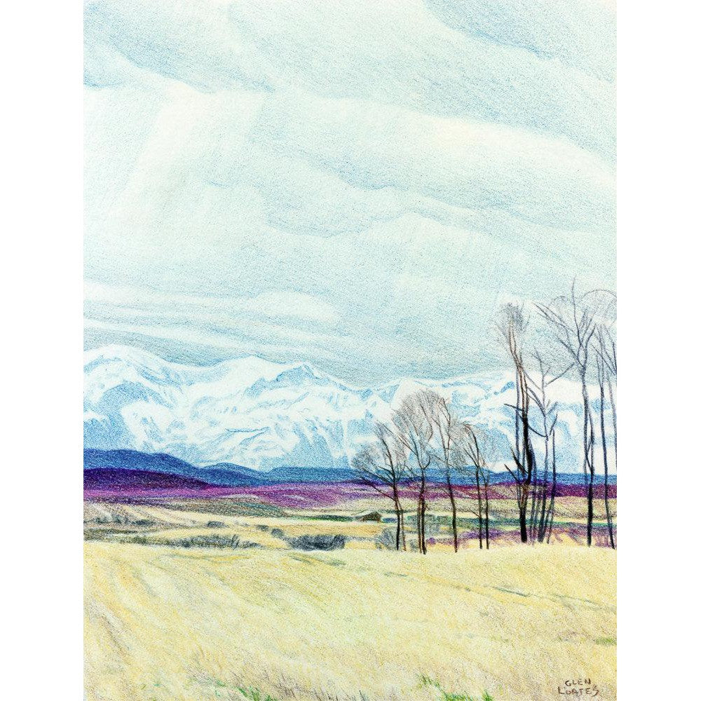 Calgary Foothills - Framed Print | Artwork by Glen Loates