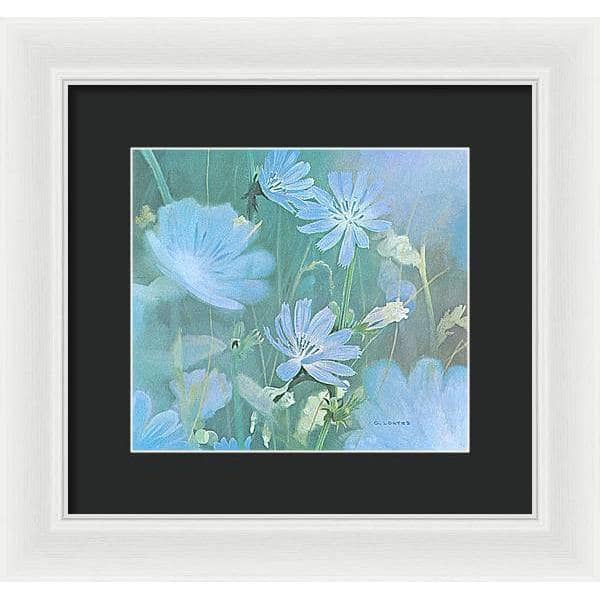 Chicories - Framed Print | Artwork by Glen Loates