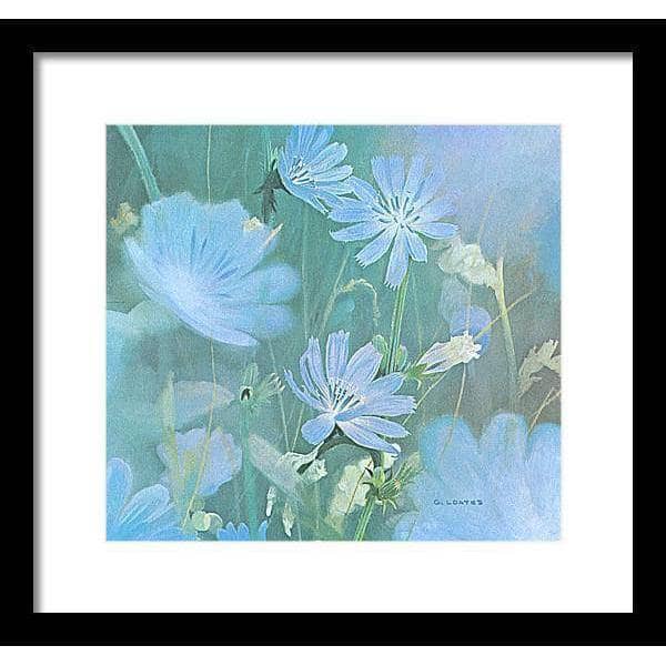 Chicories - Framed Print | Artwork by Glen Loates