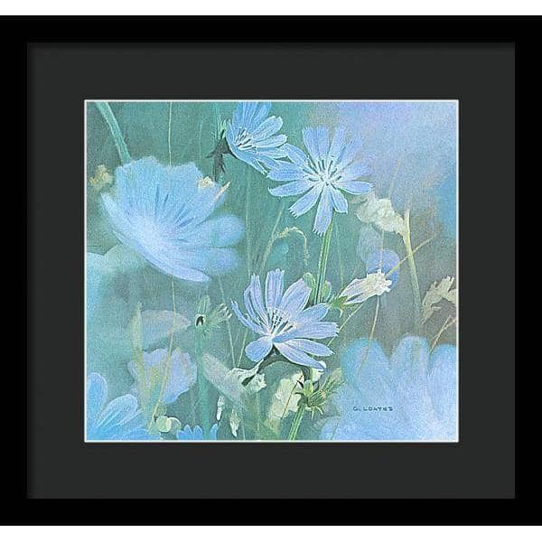 Chicories - Framed Print | Artwork by Glen Loates