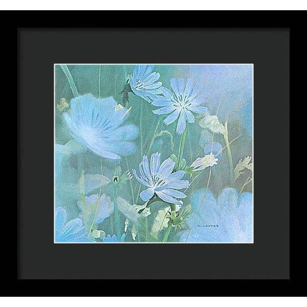 Chicories - Framed Print | Artwork by Glen Loates