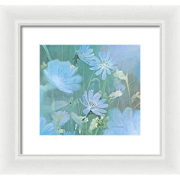 Chicories - Framed Print | Artwork by Glen Loates