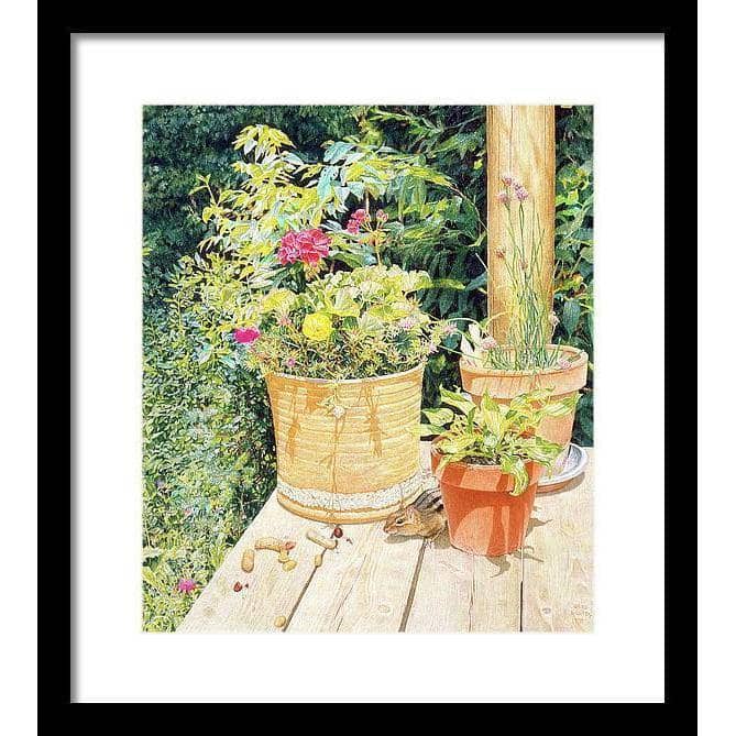 Cottage Visitor - Framed Print | Artwork by Glen Loates