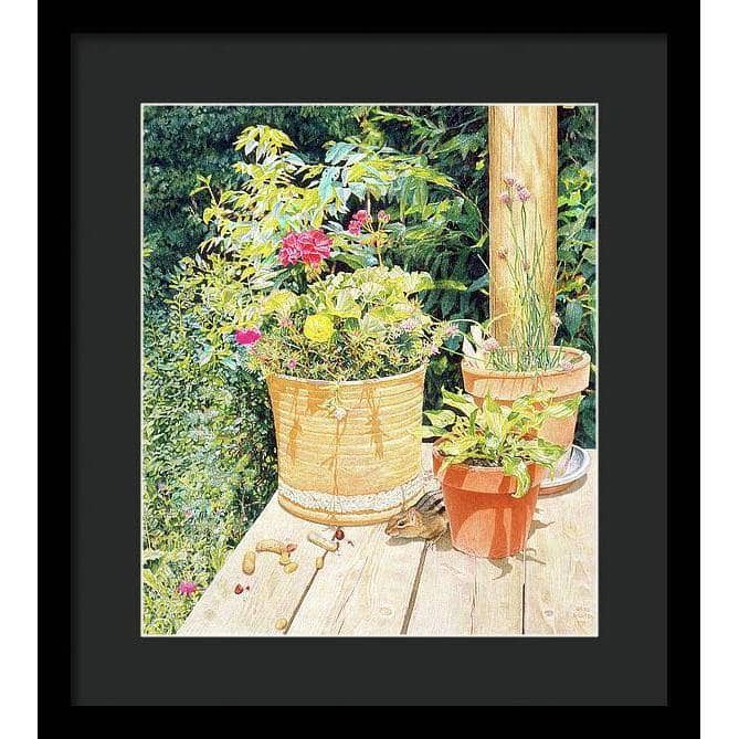 Cottage Visitor - Framed Print | Artwork by Glen Loates