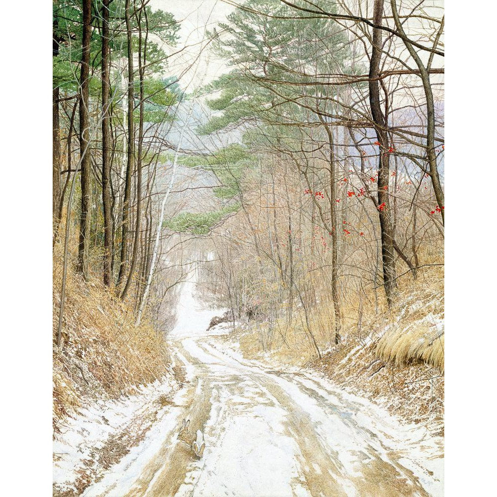 Cottontail Run - Framed Print | Artwork by Glen Loates