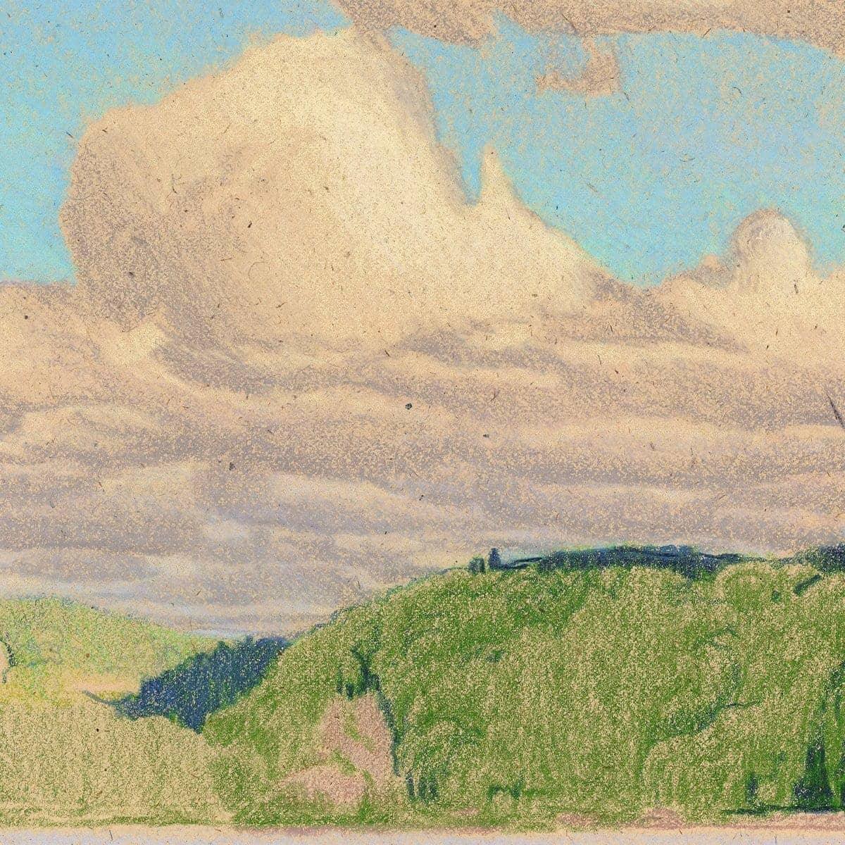 Drag Lake Cloud Study - Canvas Print | Artwork by Glen Loates