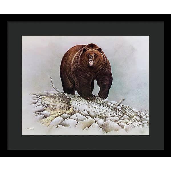 Grizzly Bear - Framed Print | Artwork by Glen Loates