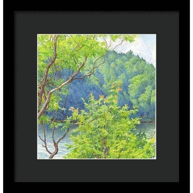 Humid Afternoon At Drag Lake - Framed Print | Artwork by Glen Loates