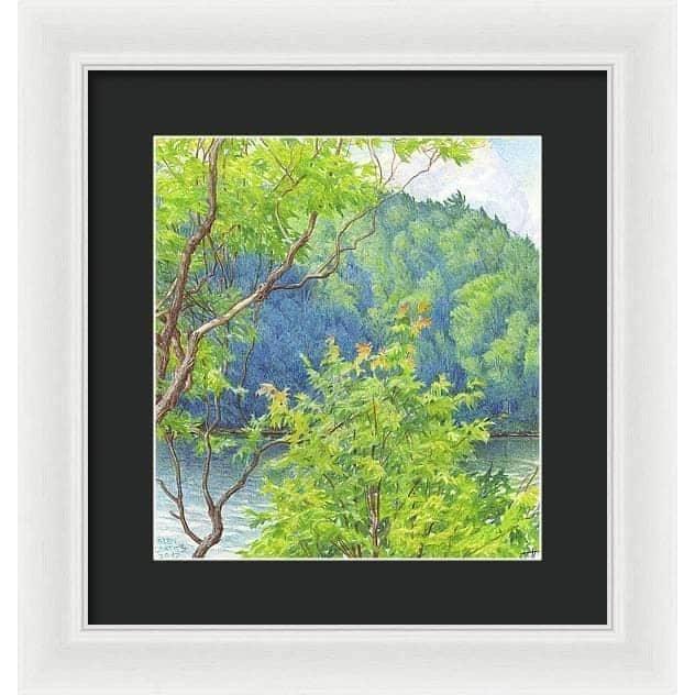 Humid Afternoon At Drag Lake - Framed Print | Artwork by Glen Loates