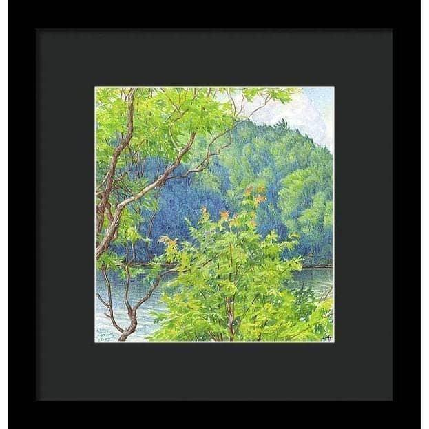 Humid Afternoon At Drag Lake - Framed Print | Artwork by Glen Loates
