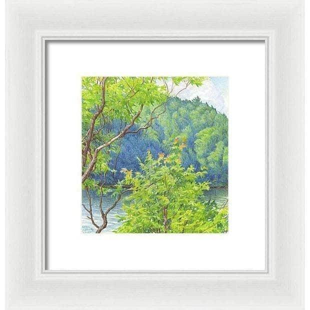 Humid Afternoon At Drag Lake - Framed Print | Artwork by Glen Loates