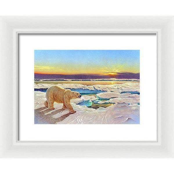 King of the Midnight Sun - Framed Print | Artwork by Glen Loates