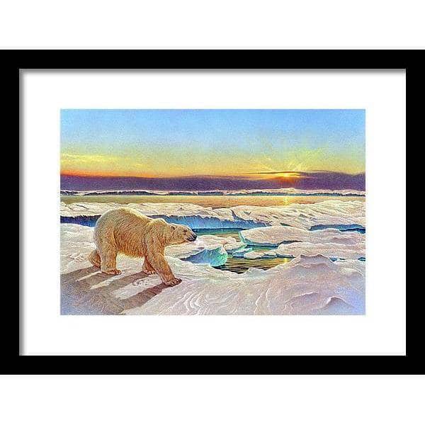 King of the Midnight Sun - Framed Print | Artwork by Glen Loates