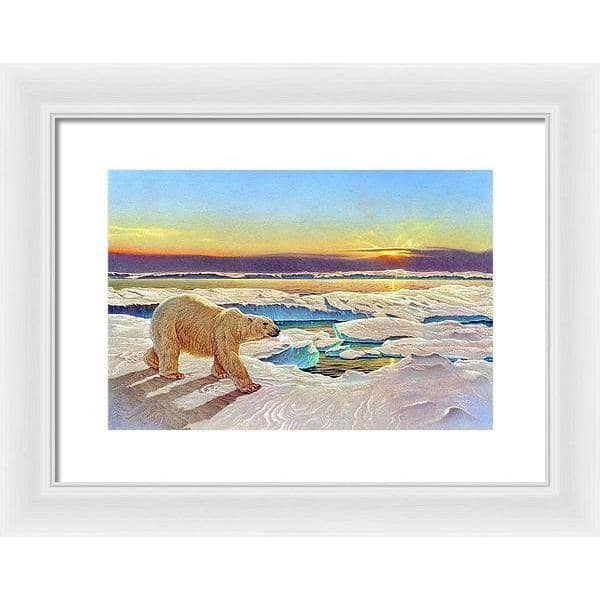 King of the Midnight Sun - Framed Print | Artwork by Glen Loates