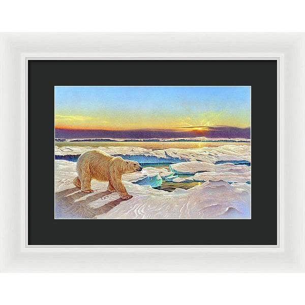 King of the Midnight Sun - Framed Print | Artwork by Glen Loates