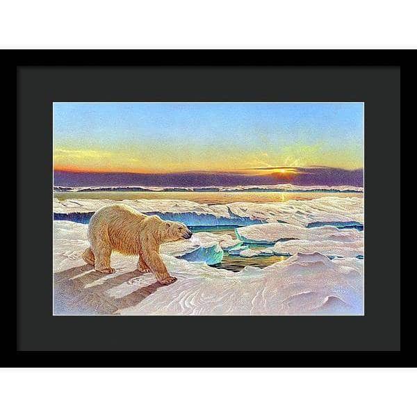 King of the Midnight Sun - Framed Print | Artwork by Glen Loates