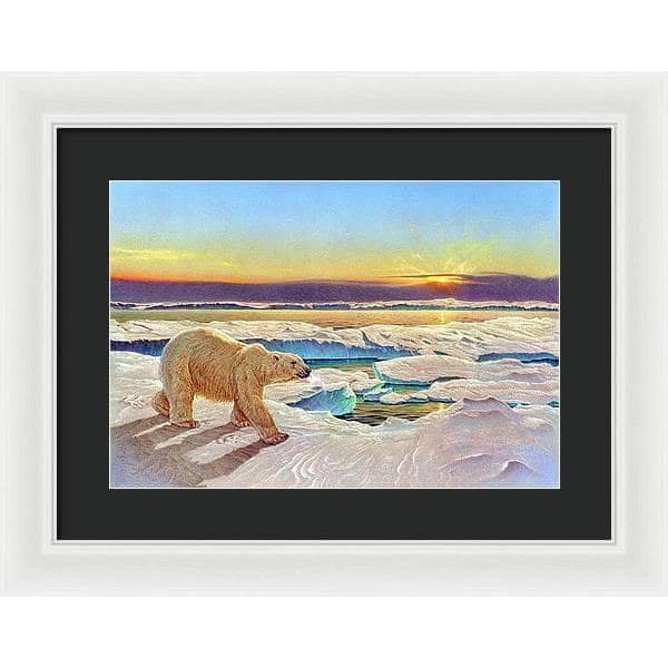 King of the Midnight Sun - Framed Print | Artwork by Glen Loates