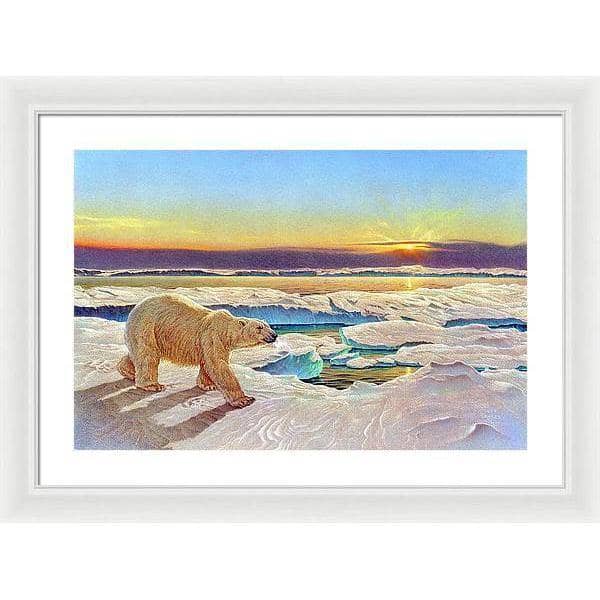 King of the Midnight Sun - Framed Print | Artwork by Glen Loates
