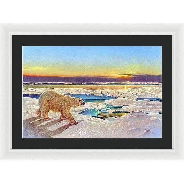 King of the Midnight Sun - Framed Print | Artwork by Glen Loates