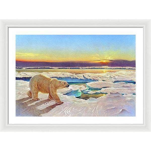King of the Midnight Sun - Framed Print | Artwork by Glen Loates
