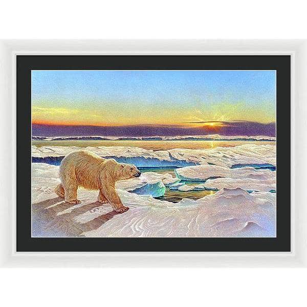 King of the Midnight Sun - Framed Print | Artwork by Glen Loates