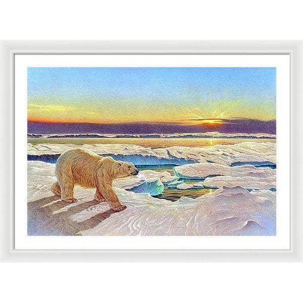 King of the Midnight Sun - Framed Print | Artwork by Glen Loates