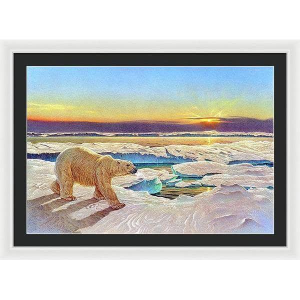King of the Midnight Sun - Framed Print | Artwork by Glen Loates