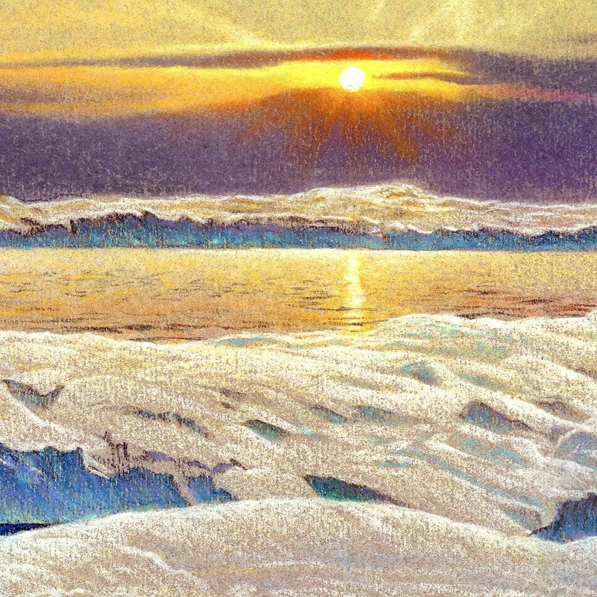 King of the Midnight Sun - Framed Print | Artwork by Glen Loates