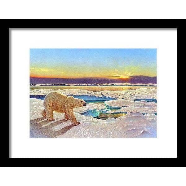 King of the Midnight Sun - Framed Print | Artwork by Glen Loates