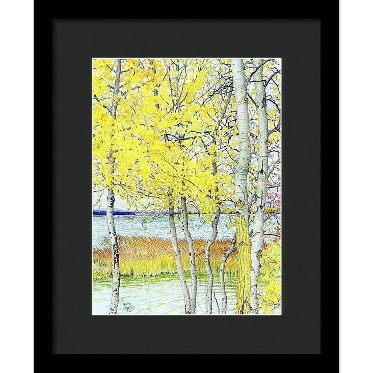 Lac Cardinal Peace River - Framed Print | Artwork by Glen Loates