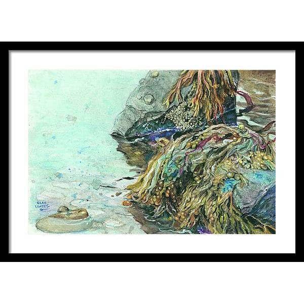 Low Tide Halifax Nova Scotia - Framed Print | Artwork by Glen Loates
