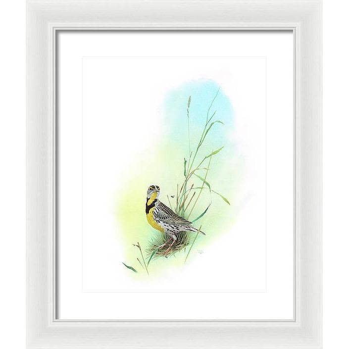 Meadow Lark - Framed Print | Artwork by Glen Loates