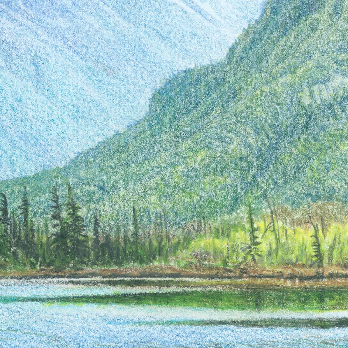 Mount Rundle and Vermilion Lake Banff - Canvas Print | Artwork by Glen Loates