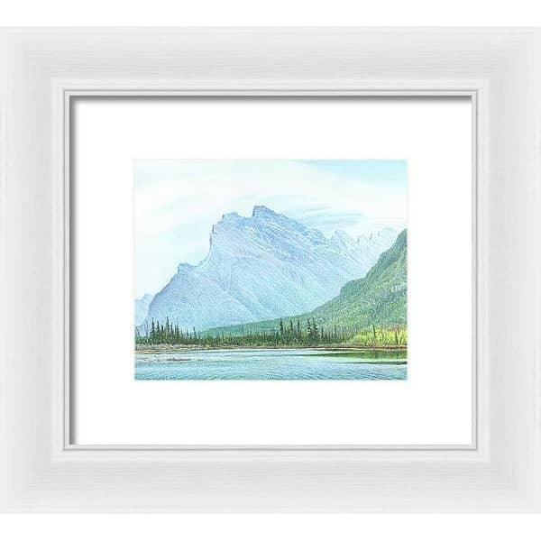 Mount Rundle and Vermilion Lake Banff - Framed Print | Artwork by Glen Loates