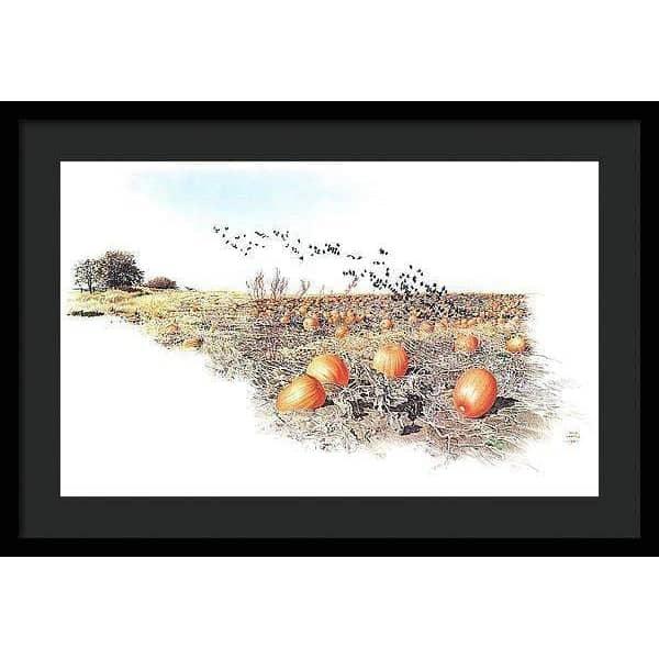 Pumpkin Patch - Framed Print | Artwork by Glen Loates