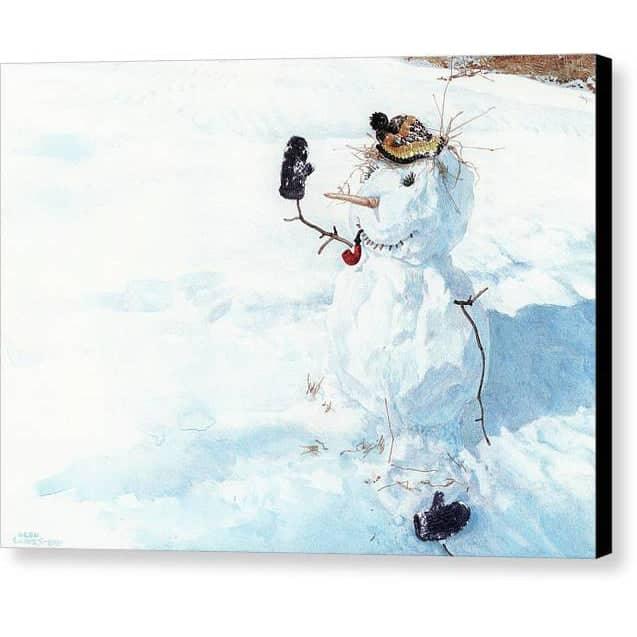 Season's Greetings - Canvas Print | Artwork by Glen Loates