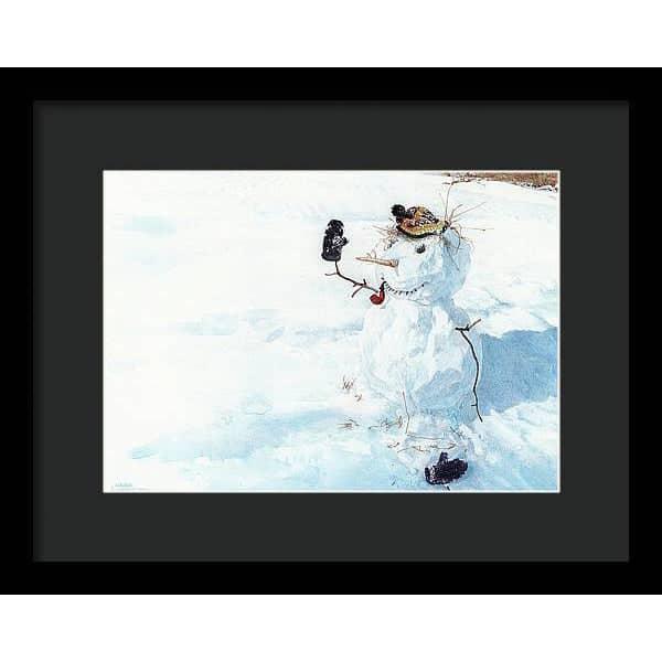 Season's Greetings - Framed Print | Artwork by Glen Loates