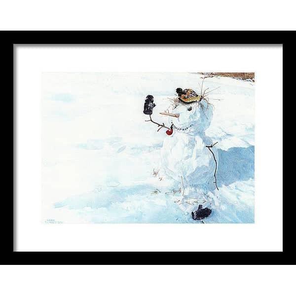 Season's Greetings - Framed Print | Artwork by Glen Loates