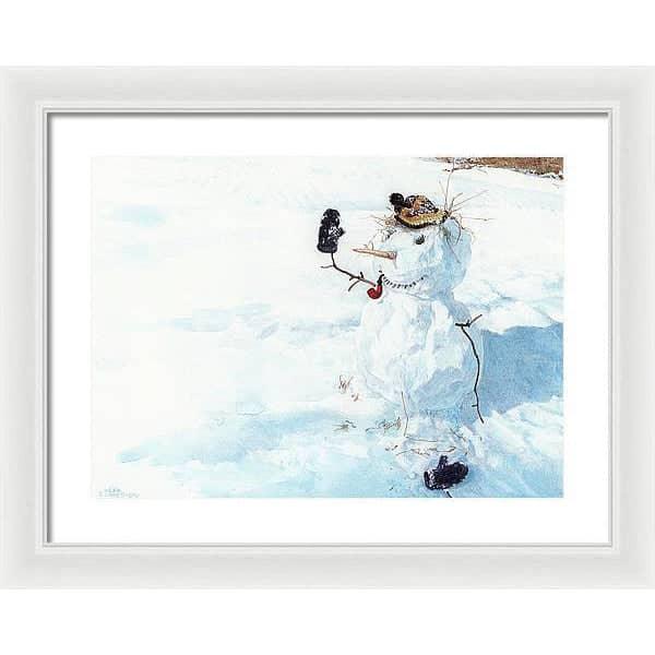 Season's Greetings - Framed Print | Artwork by Glen Loates