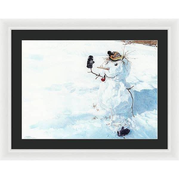 Season's Greetings - Framed Print | Artwork by Glen Loates