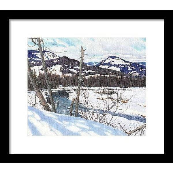 Snow-covered Landscape - Framed Print | Artwork by Glen Loates