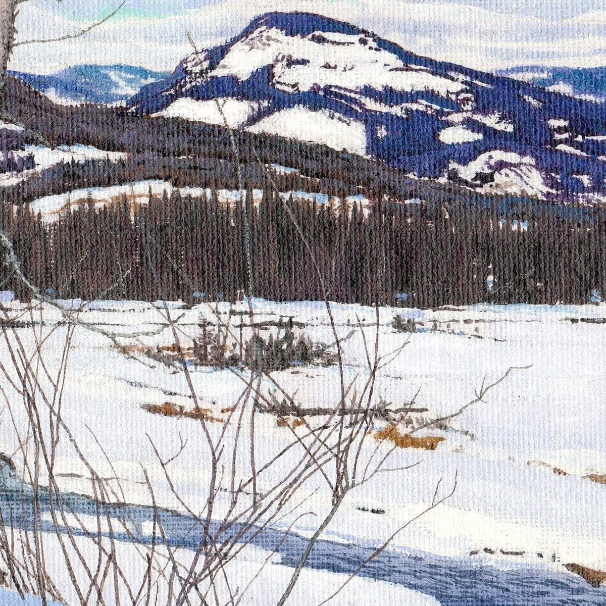 Snow-covered Landscape - Framed Print | Artwork by Glen Loates