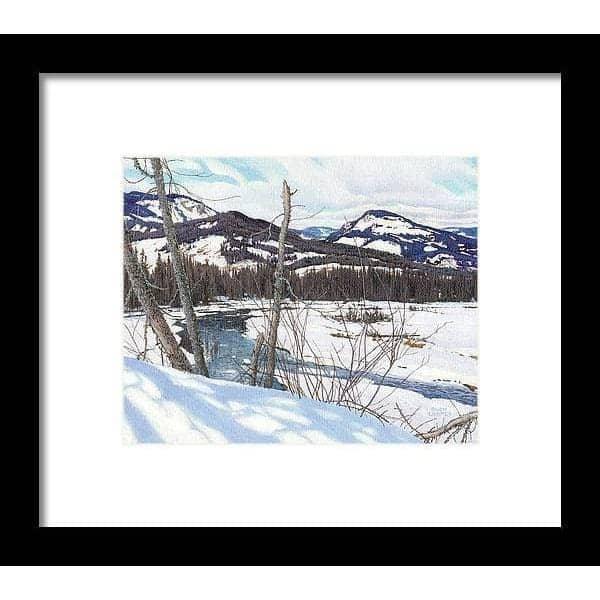 Snow-covered Landscape - Framed Print | Artwork by Glen Loates